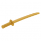 LEGO szamuráj kard, gyöngyház arany (21459)